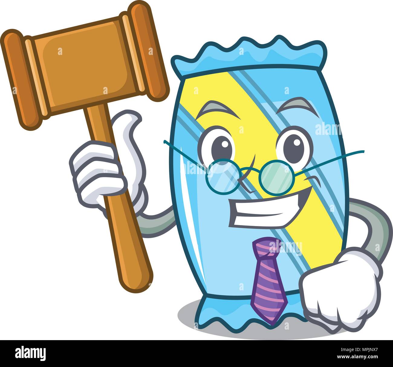 Judge candy mascot cartoon style Stock Vector Image & Art Alamy