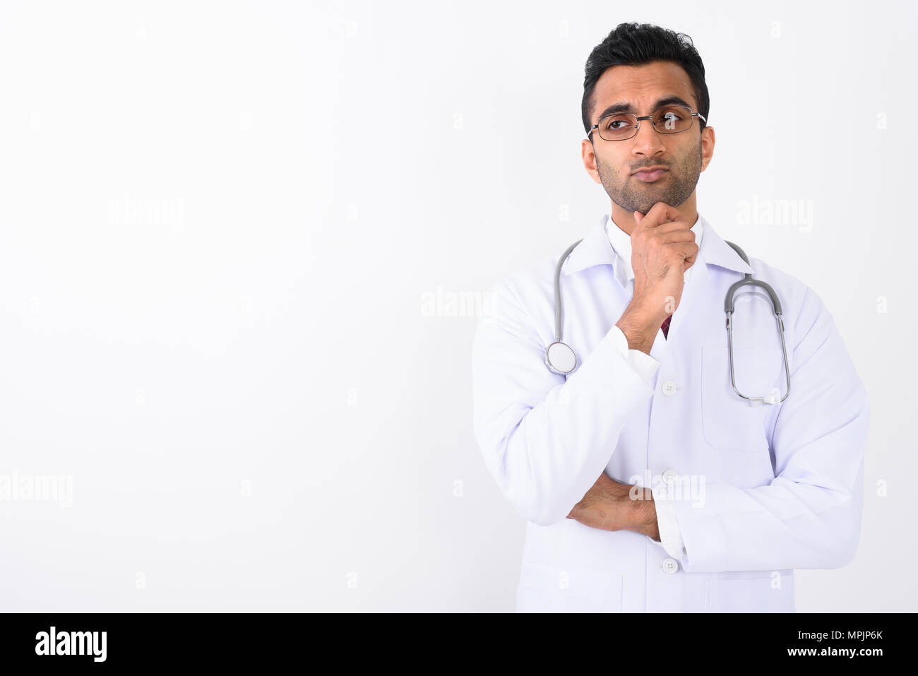 Indian asian male doctor hi-res stock photography and images - Alamy