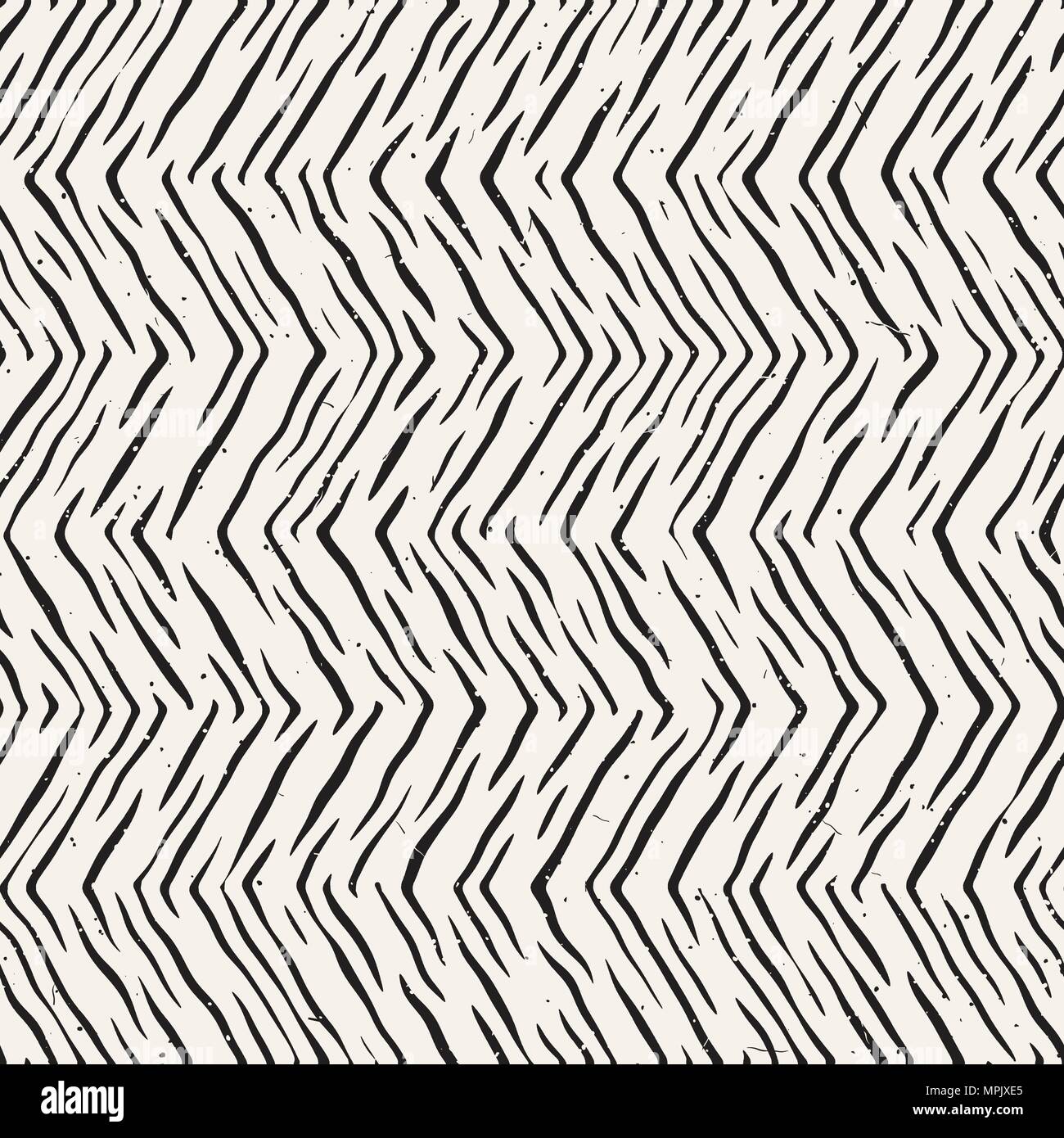 Simple ink geometric pattern. Monochrome black and white strokes ...