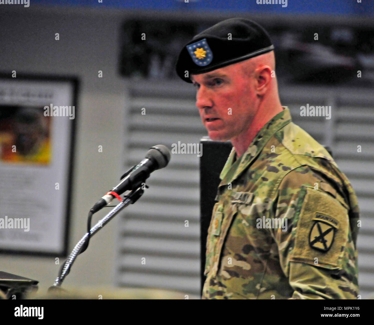 Maj. Thomas Pfarr, executive officer for the 548th Combat Sustainment