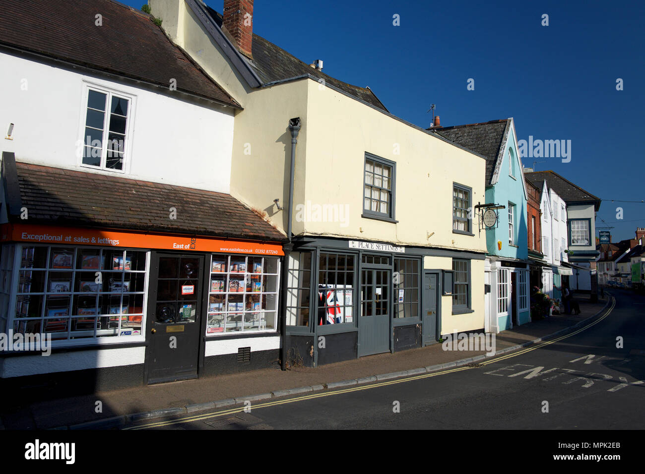 Fore Street, Topsham, Devon, UK Stock Photo Alamy