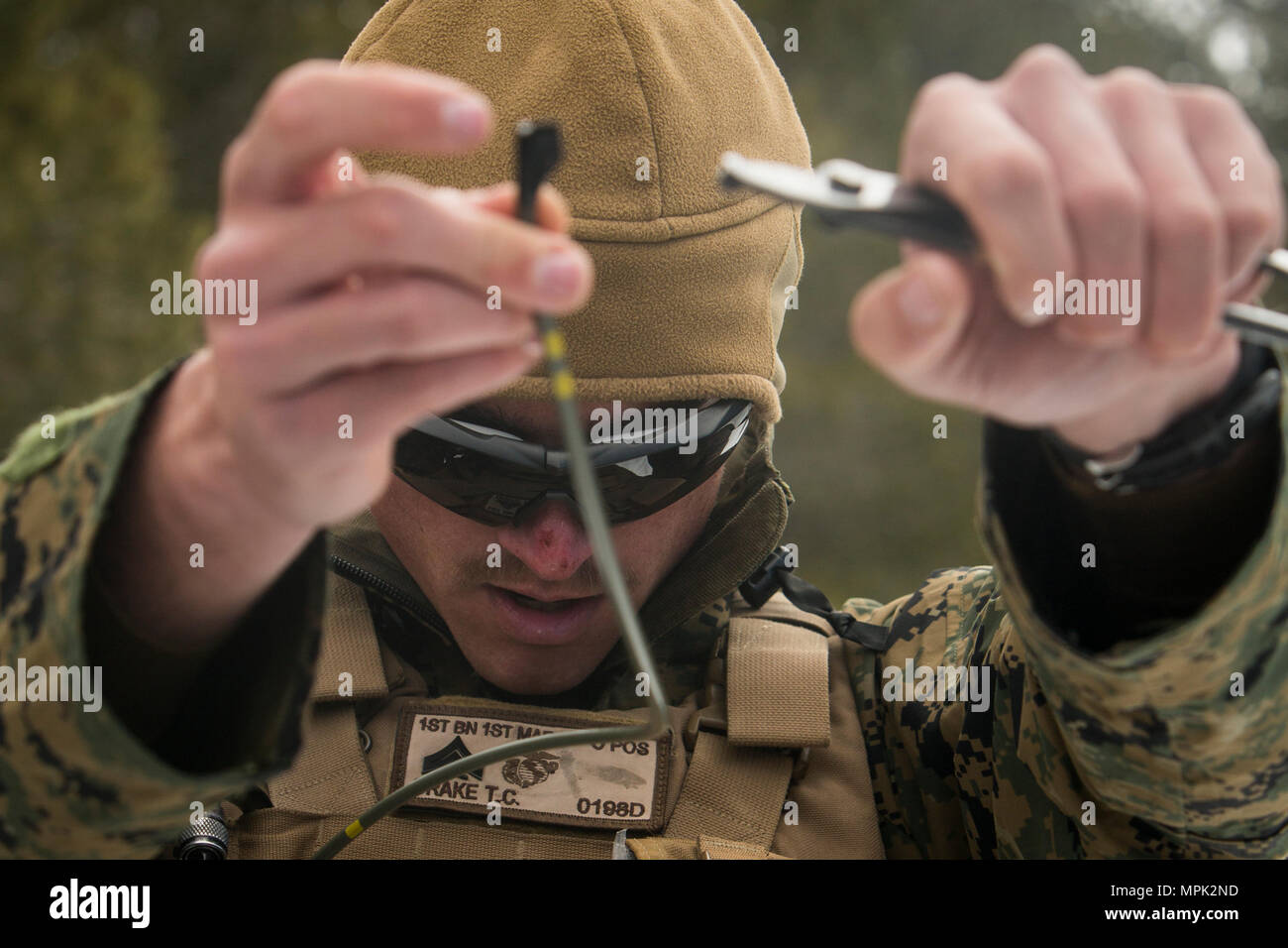 U.S. Marine Corps Cpl. Taylor Drake, combat engineer, Alpha Company