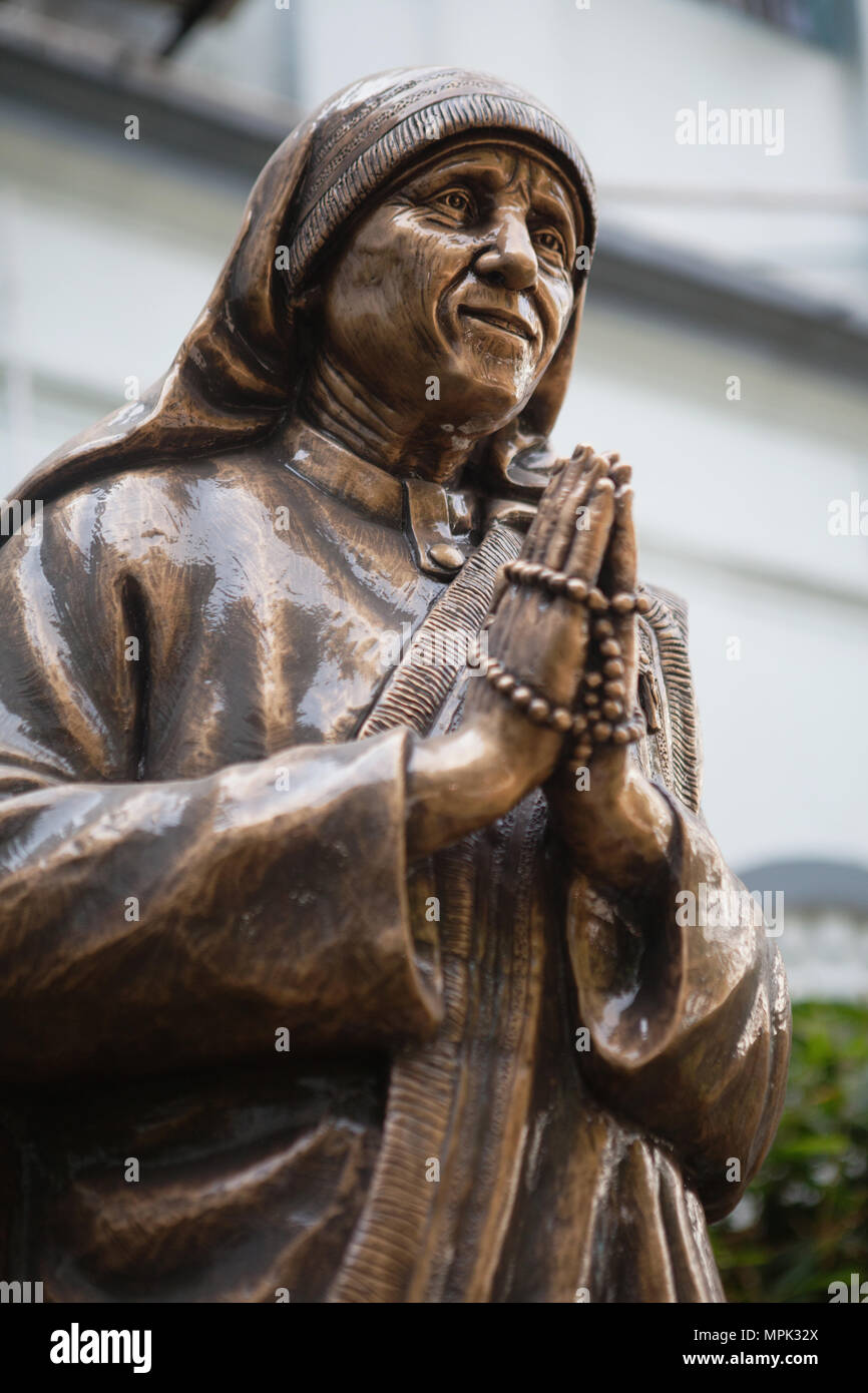 Statue Mother Teresa Calcutta High Resolution Stock Photography and