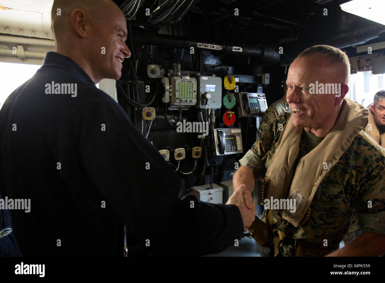 U.S. Marine Lt. Gen. Lawrence D. Nicholson, commanding general of III ...