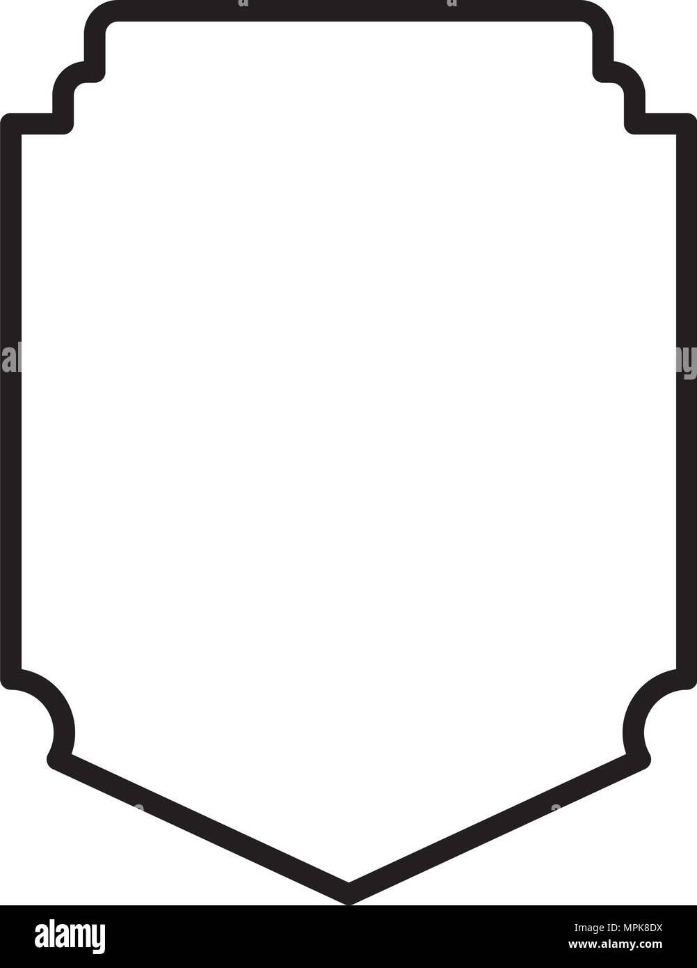 elegant frame simple icon Stock Vector Image & Art - Alamy