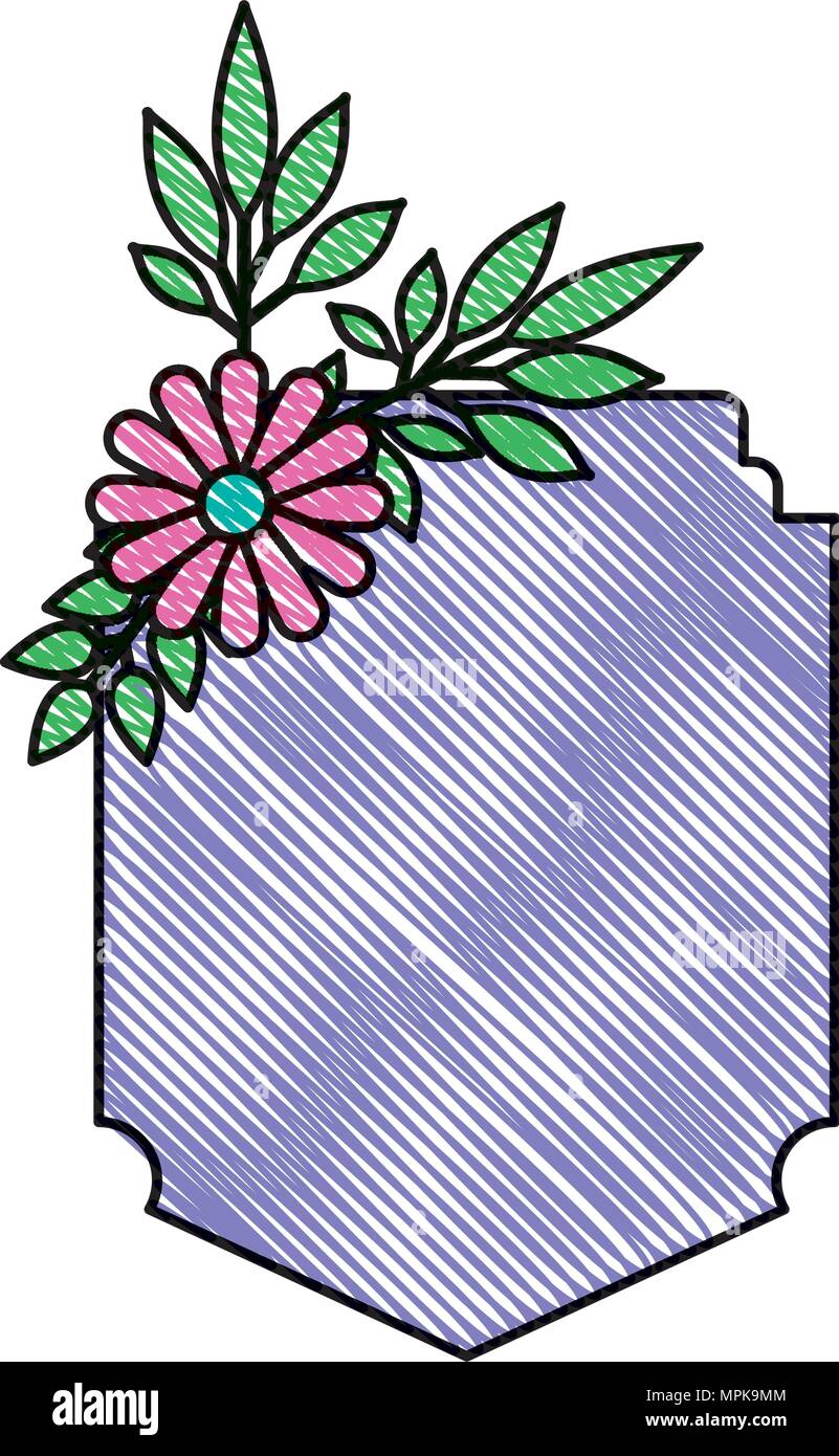 elegant frame with floral decoration Stock Vector Image & Art - Alamy
