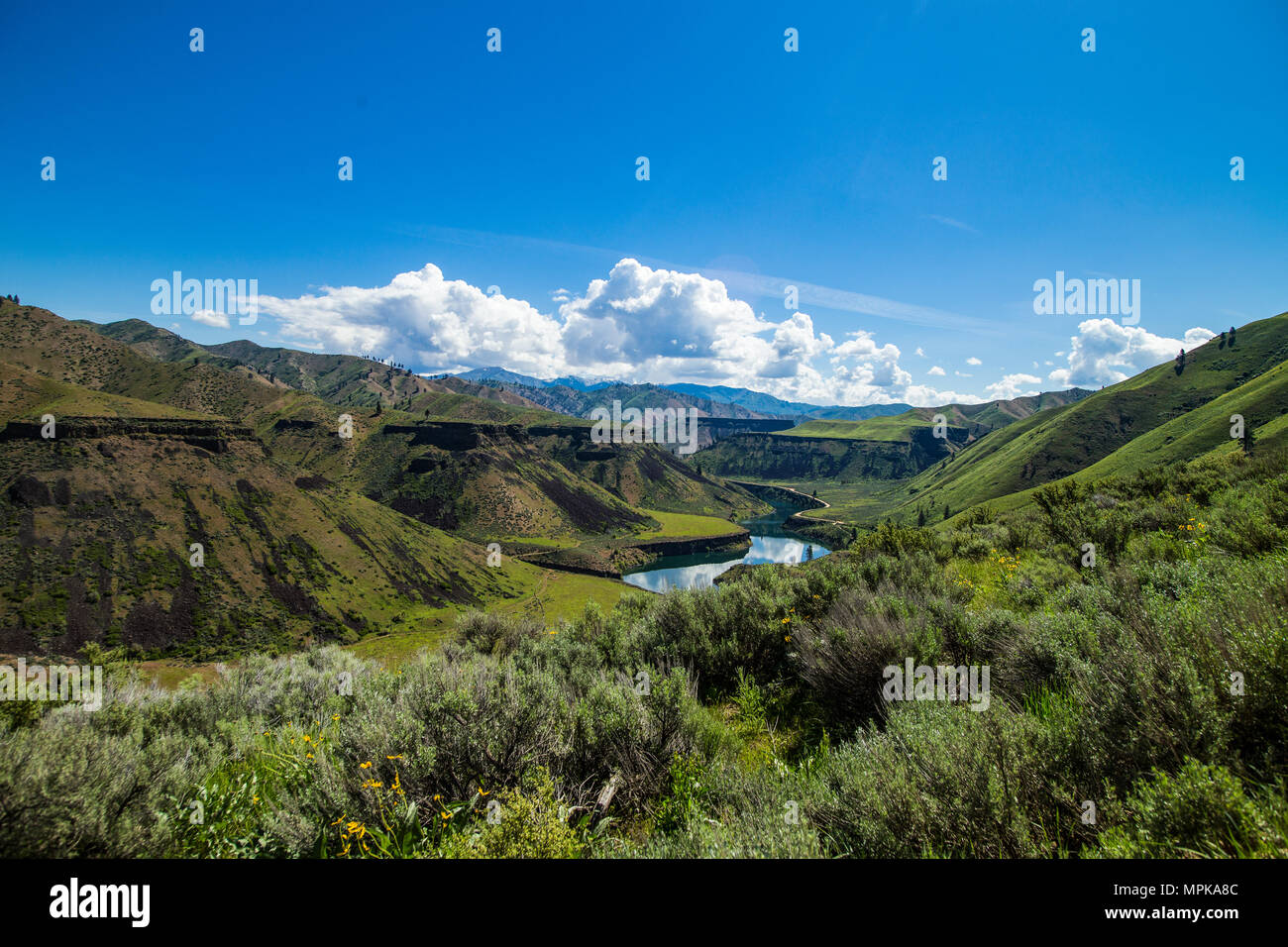 South Fork of Boise River Stock Photo Alamy