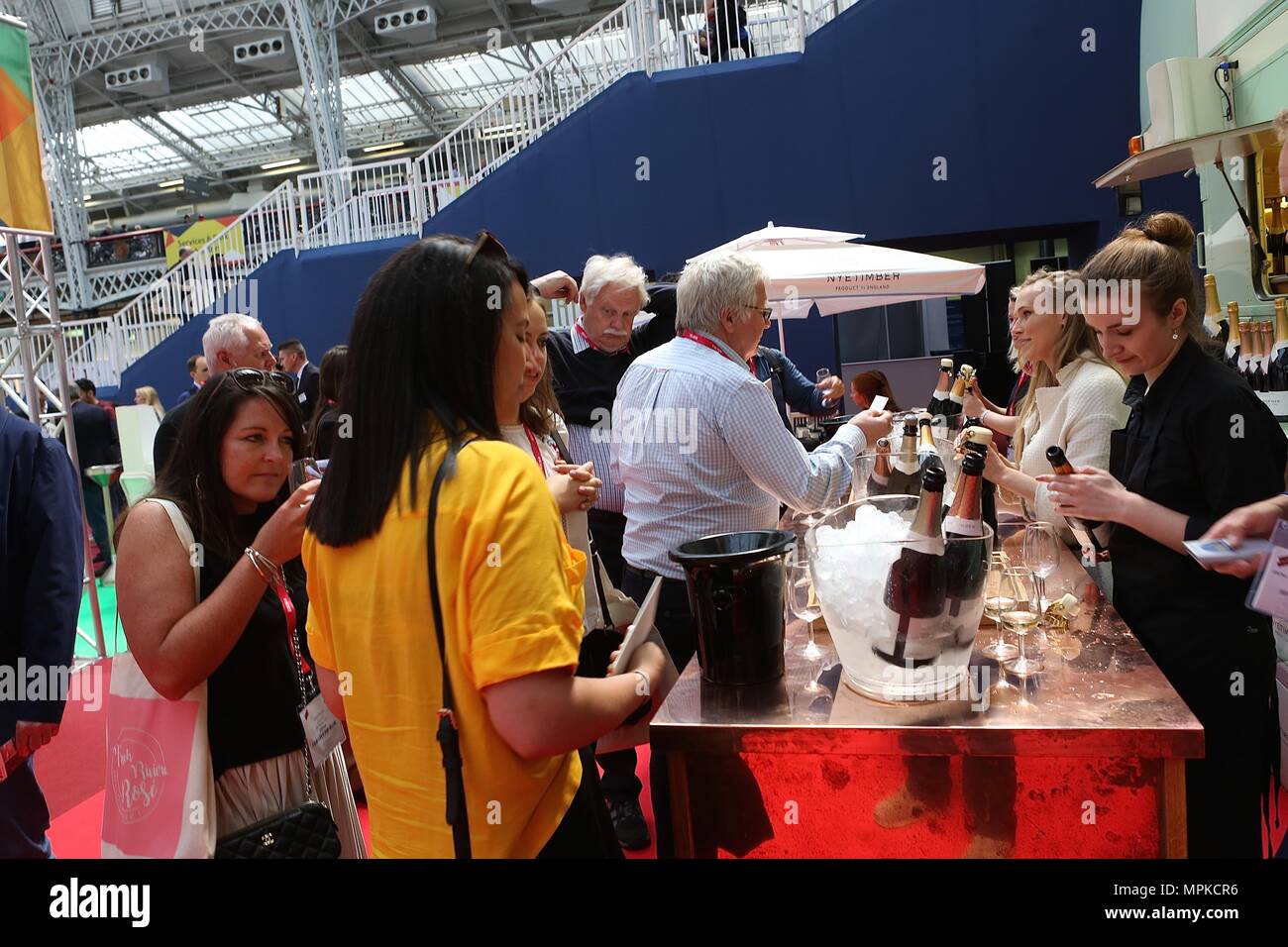 London Wine Fair 21 23 May 2018 Stock Photo Alamy