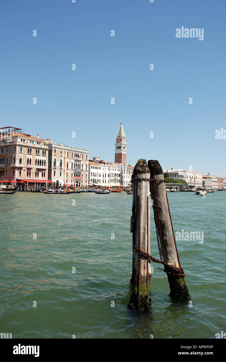 View of Venice from a distance Stock Photo