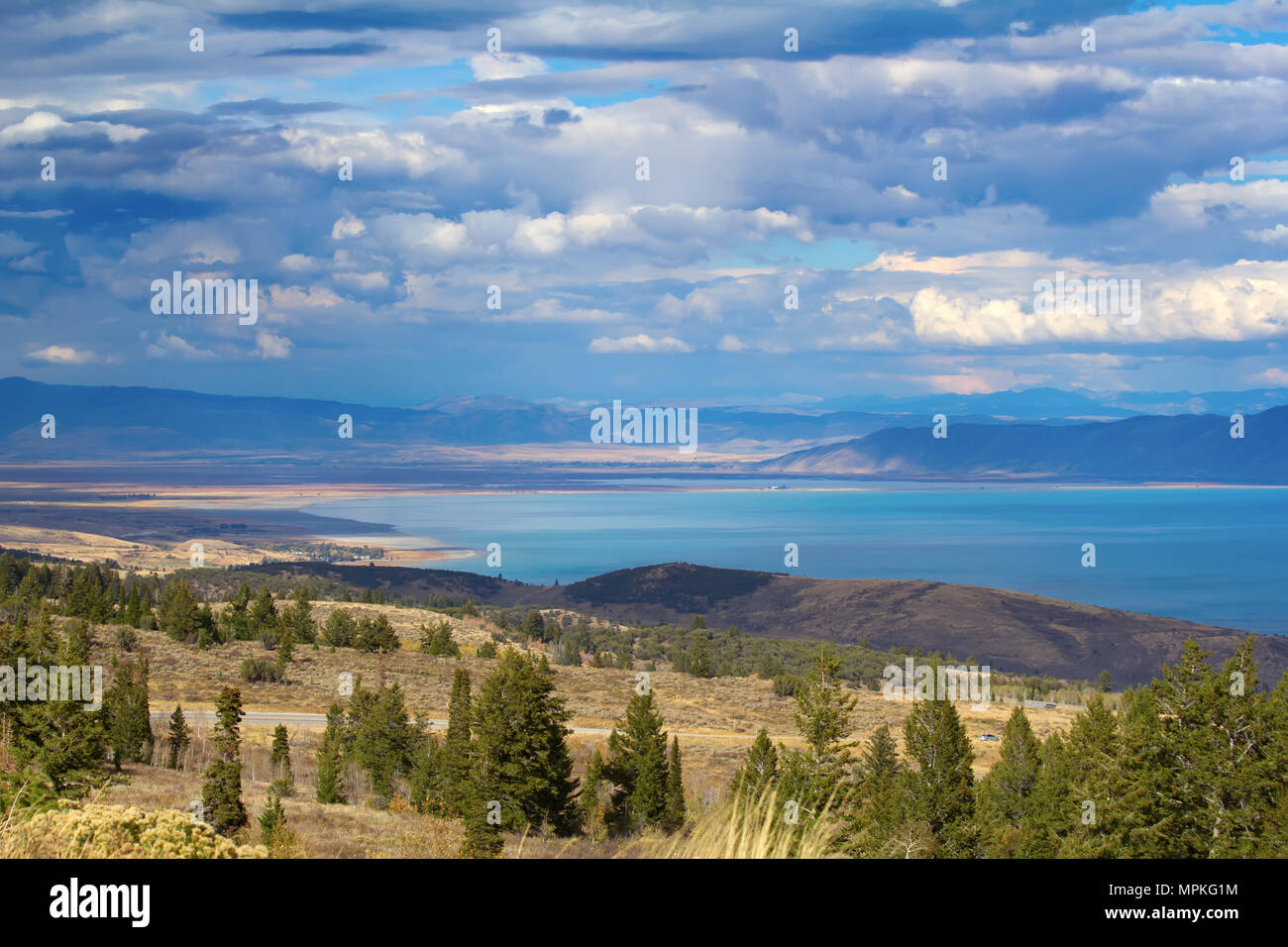 Bear lake, Utah Idaho border, USA Stock Photo Alamy
