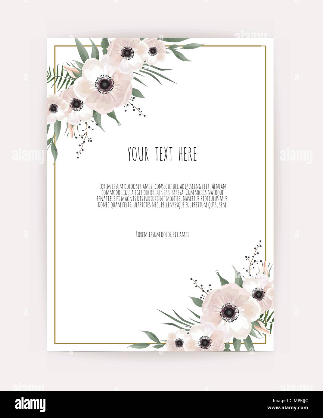 Wedding Invitation Template Card