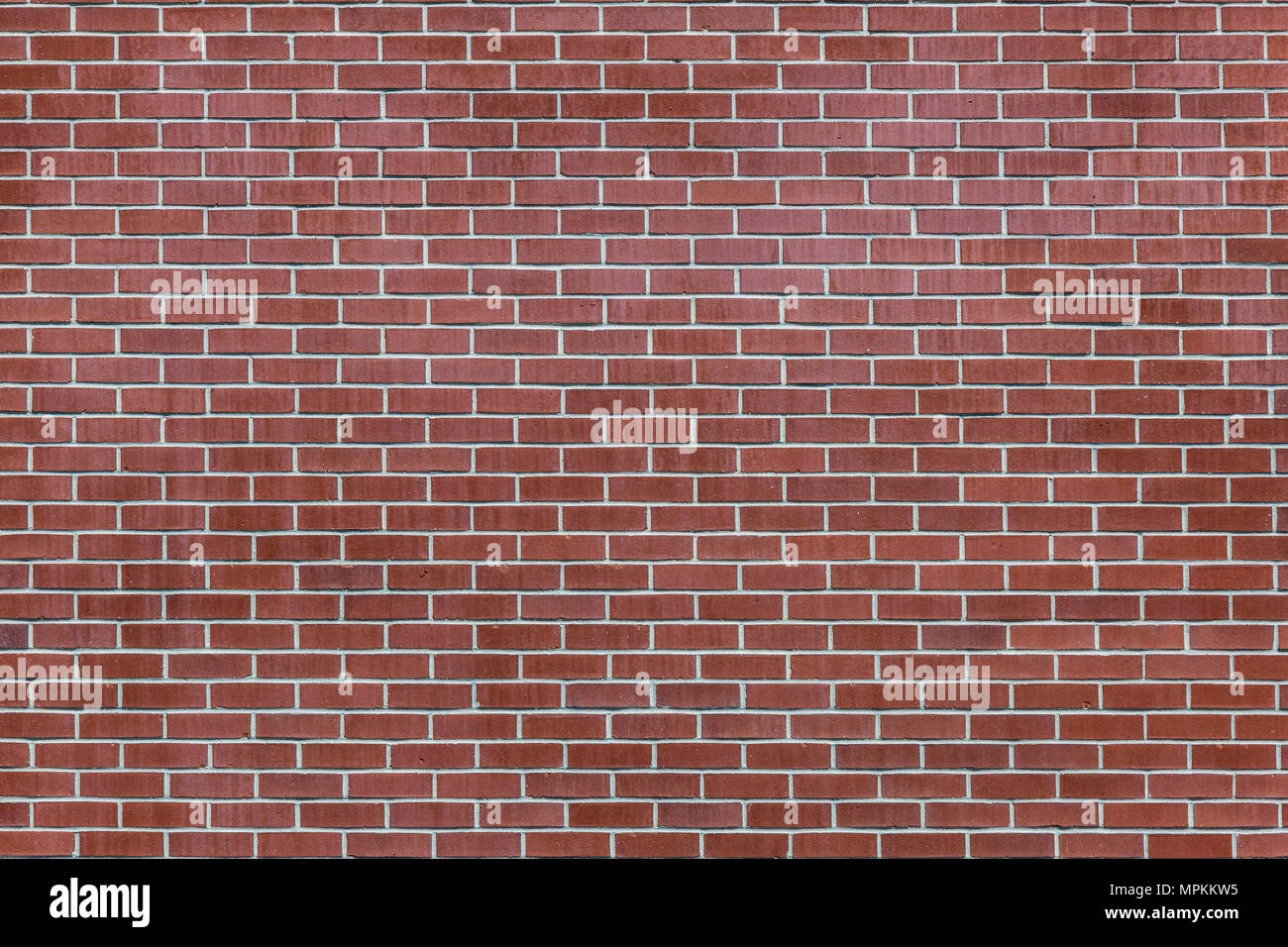 Red brick wall with running bond pattern Stock Photo Alamy