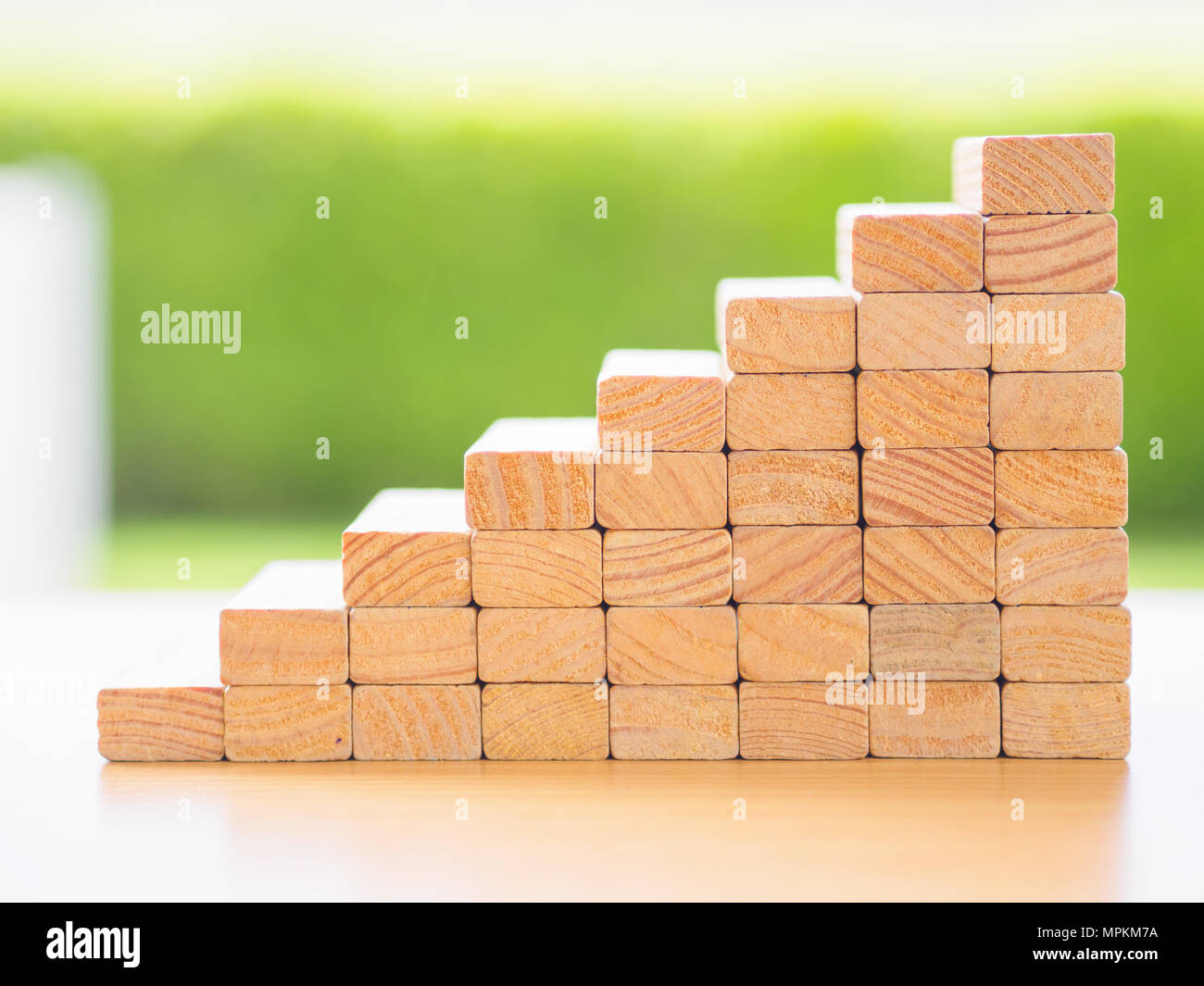 homemade wooden blocks
