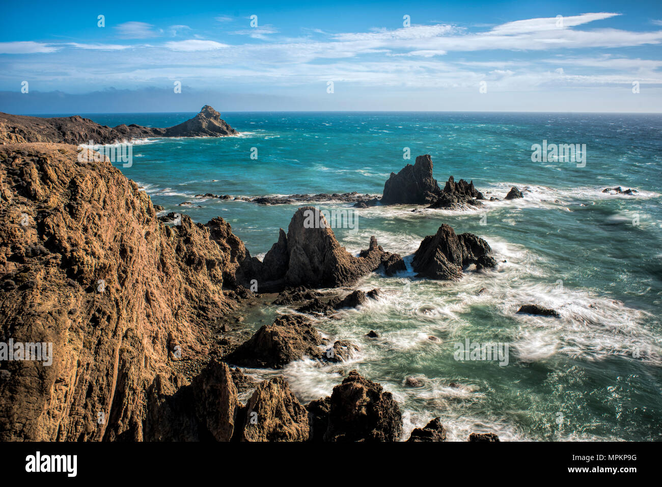 Arrecife de las Sirenas (Reef of Mermaids), Cabo de Gata, Almeria, Spain  Stock Photo - Alamy