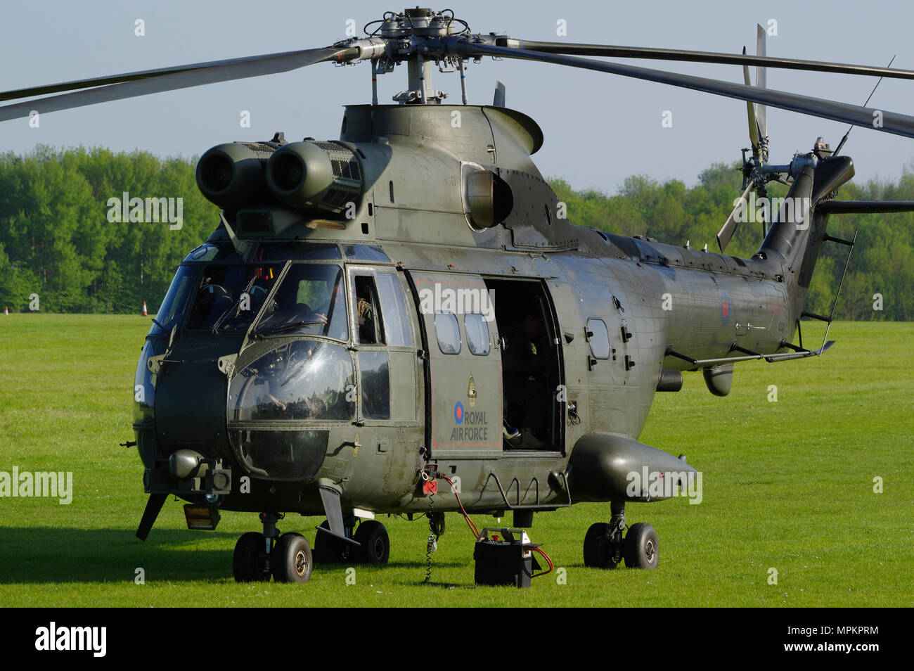 Sud Aviation, SA330 Puma at Old Warden, Bedford Stock Photo - Alamy