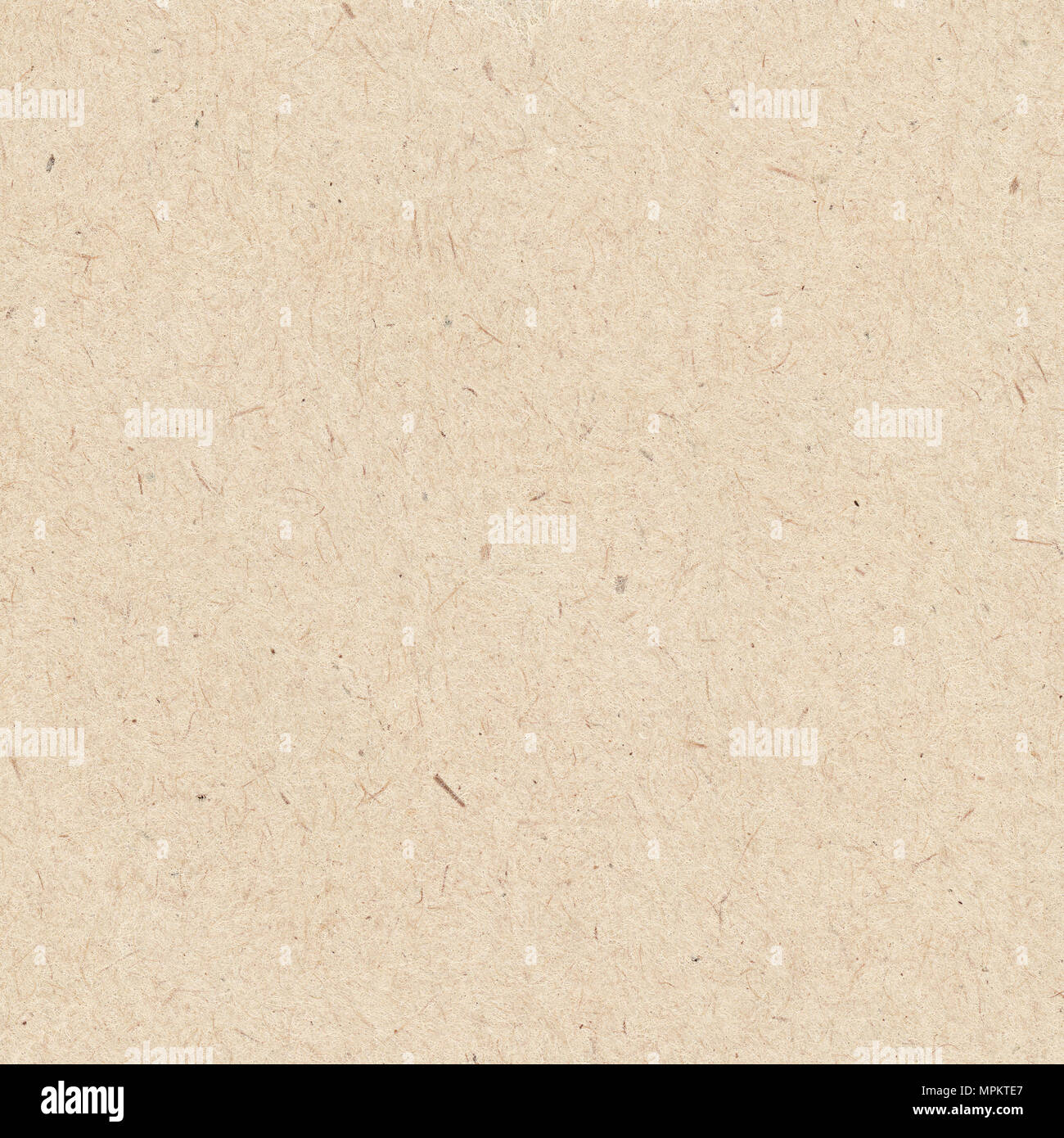 Clean square recycled brown paper texture or background Stock Photo
