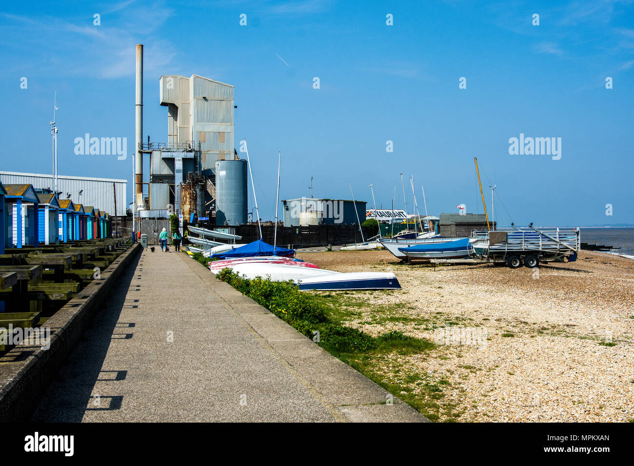 Beach Huts at Tankerton Stock Photo Alamy