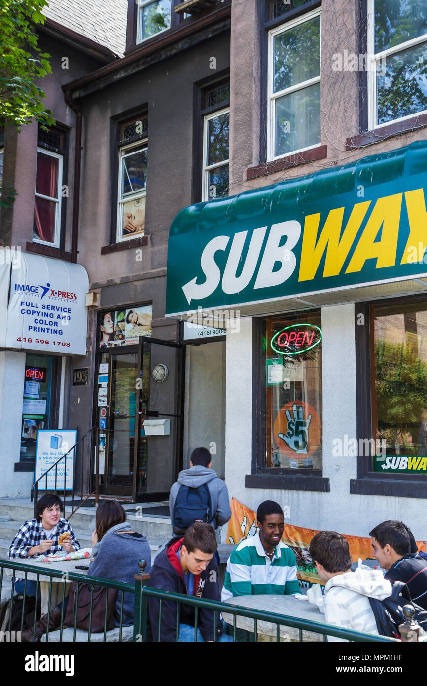 Canada, Toronto, College Street, University of Toronto, subway, train
