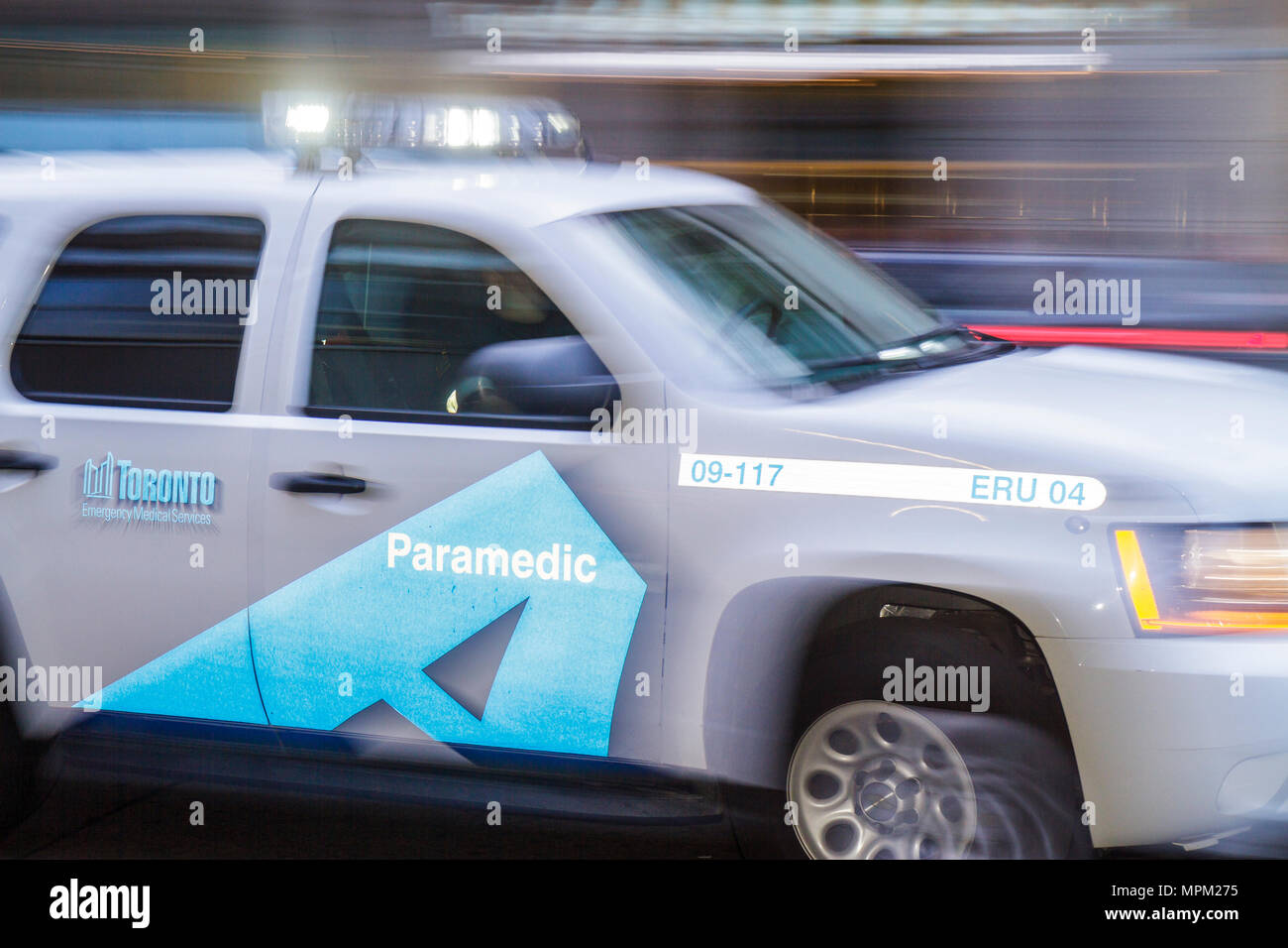 MOTION, Canada, Toronto, Yonge Street, paramedic, ambulance, medical