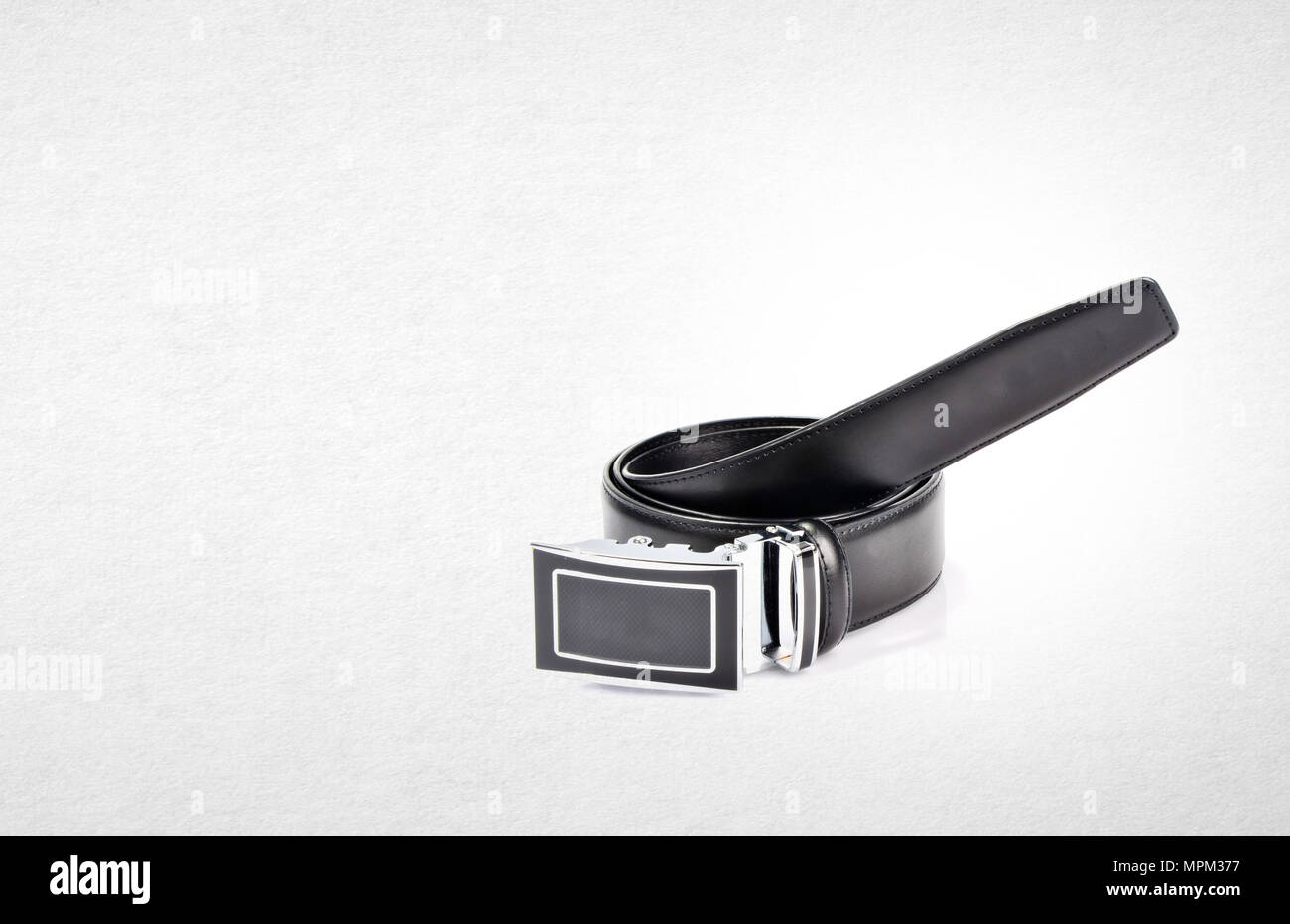 belt or belt for men on background Stock Photo