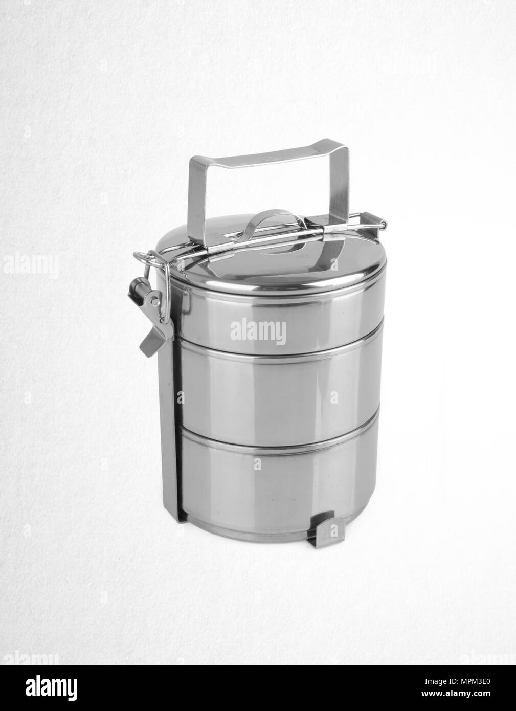 Tiffin or Tiffin carrier on a background Stock Photo Alamy