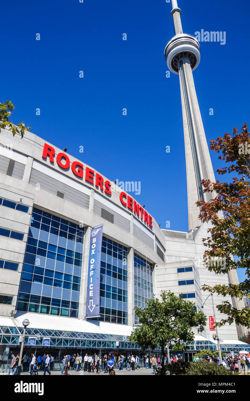 Toronto Canada Ontario Bremner Boulevard Rogers Centre Center Blue