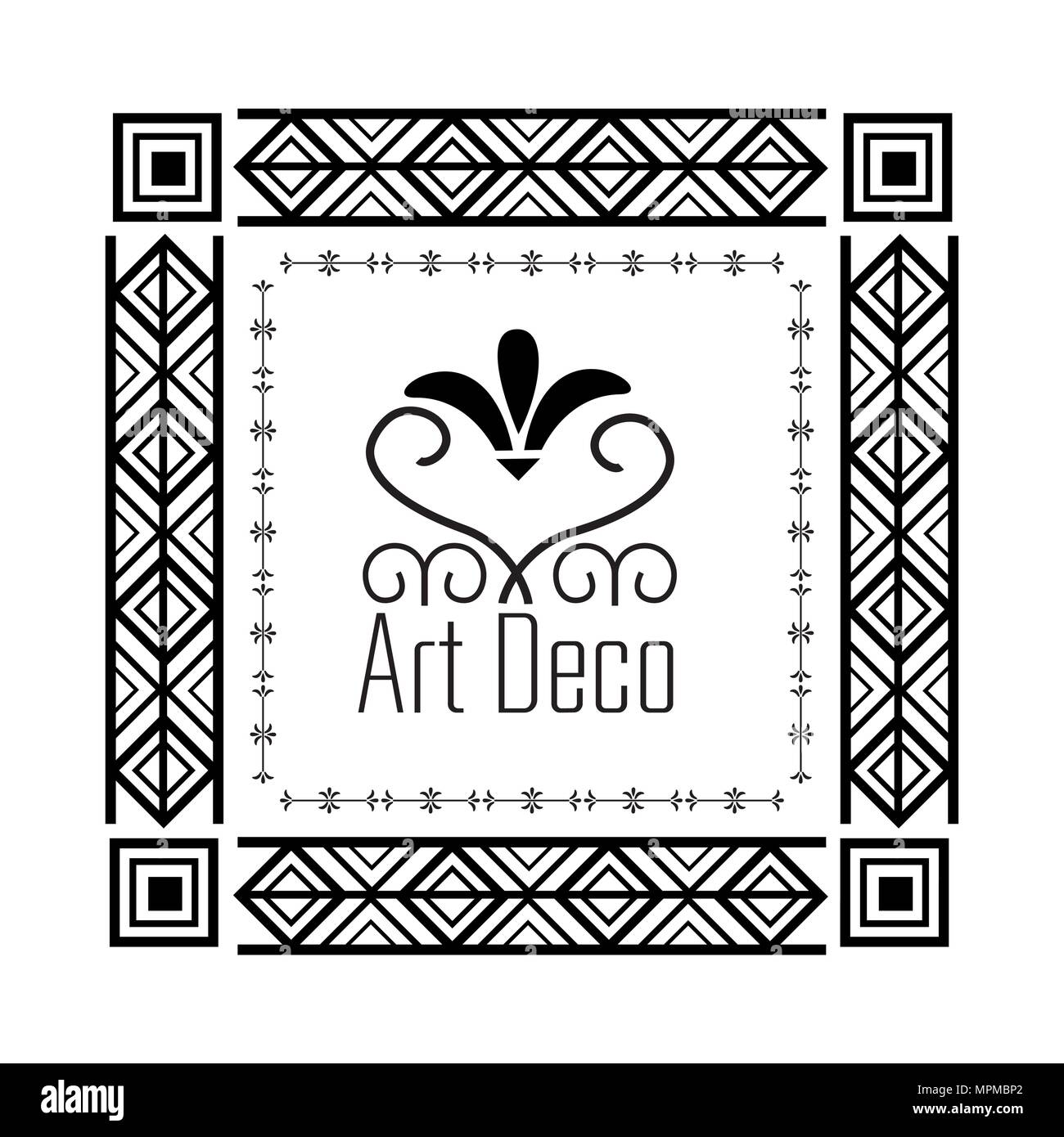 Great gatsby backdrop art deco Cut Out Stock Images & Pictures Alamy