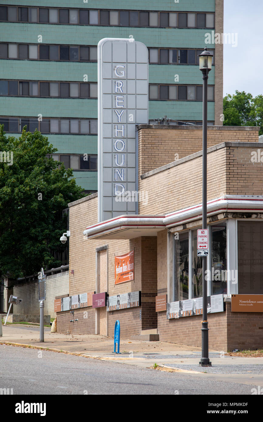 Freedom Rides Museum, Historic Greyhound bus station commemorating
