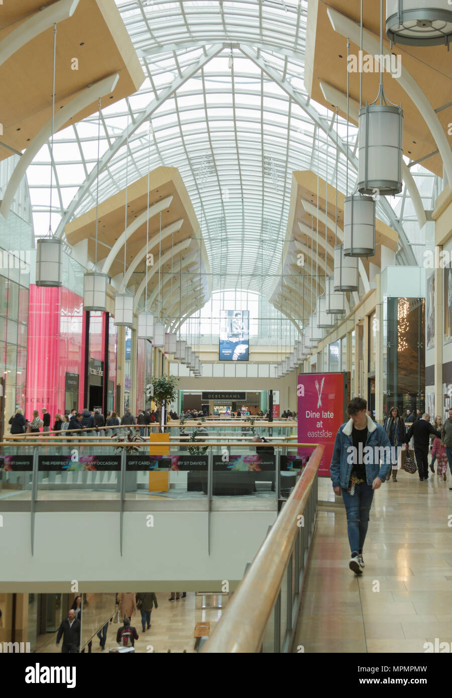 St David's Shopping Centre, Cardiff Stock Photo Alamy