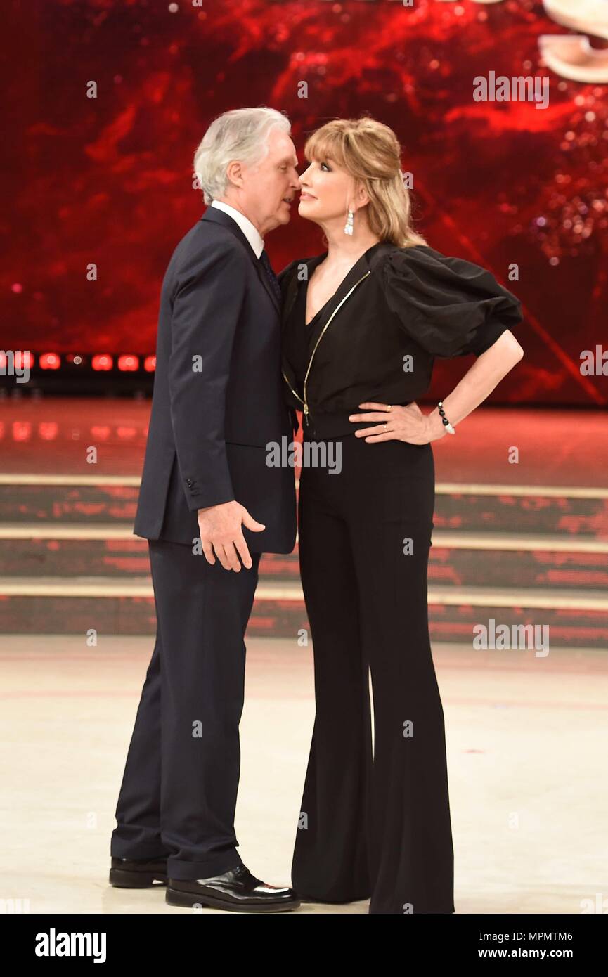 Dancing With The Stars TV show in Rome, Italy  Featuring: Milly Carlucci, Angelo Donati Where: Rome, Italy When: 30 Nov 1969 Credit: IPA/WENN.com  **Only available for publication in UK, USA, Germany, Austria, Switzerland** Stock Photo