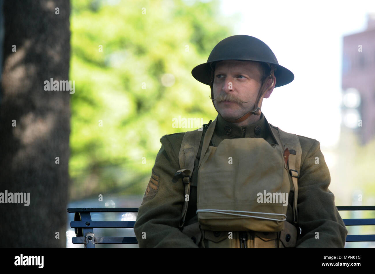 Texas Military Forces Museum World War I re-enactors dressed in World ...