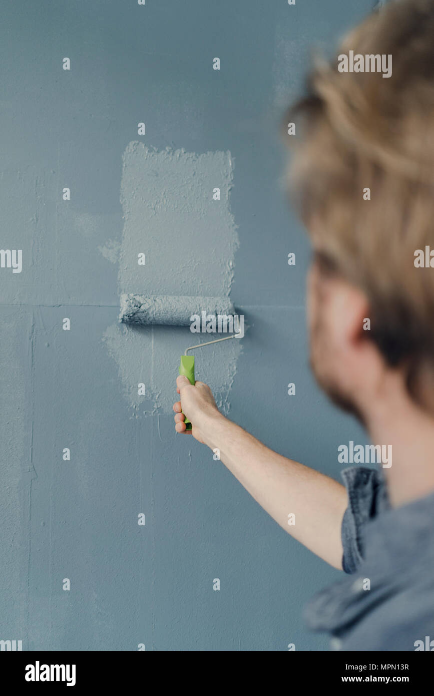 Color Changing Wall Paint Changes Color Stock Photos Color