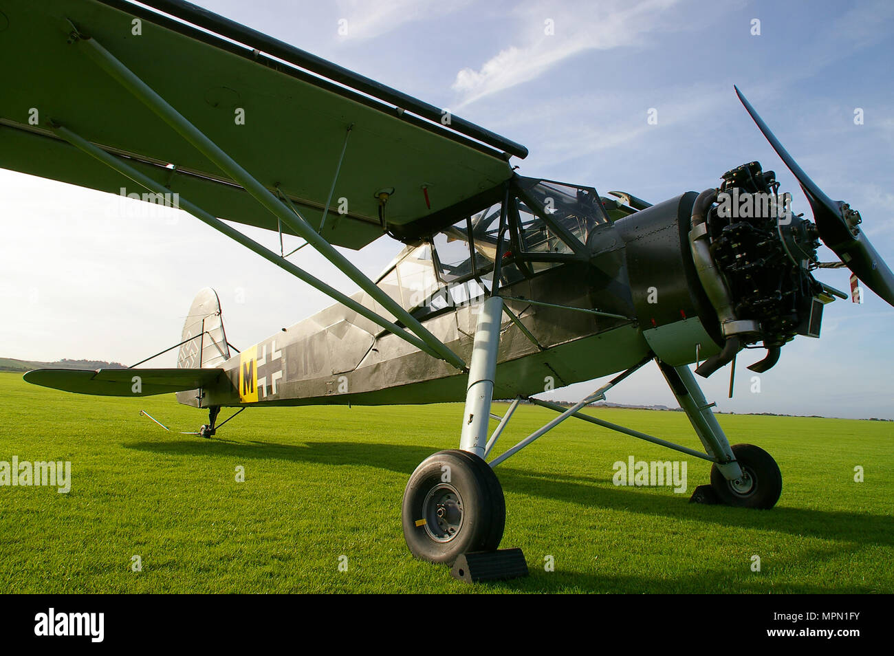 WW2 photo German planes parked on grass airfield WW2 photo German planes parked on grass airfield