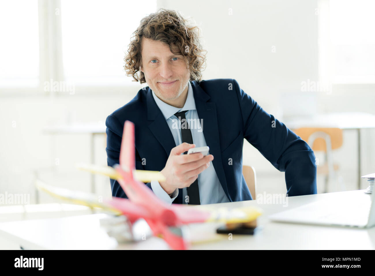 Toy aeroplane desk hi-res stock photography and images - Alamy