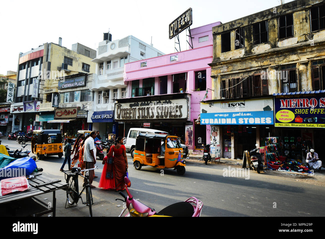 A colorful market in Chennai, India Stock Photo Alamy