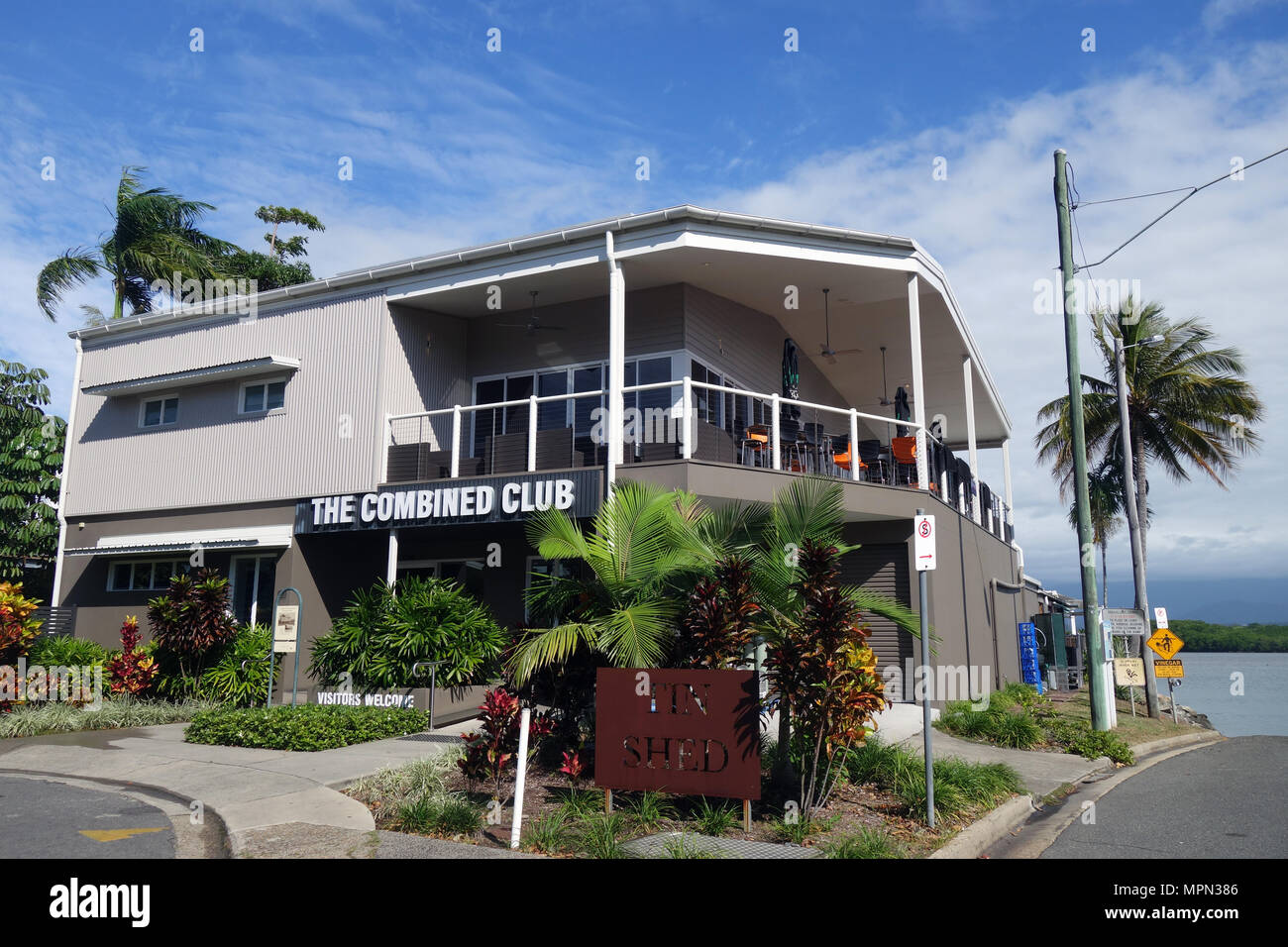 The Combined Club in the Tin Shed, Port Douglas, Queensland, Australia. No PR Stock Photo