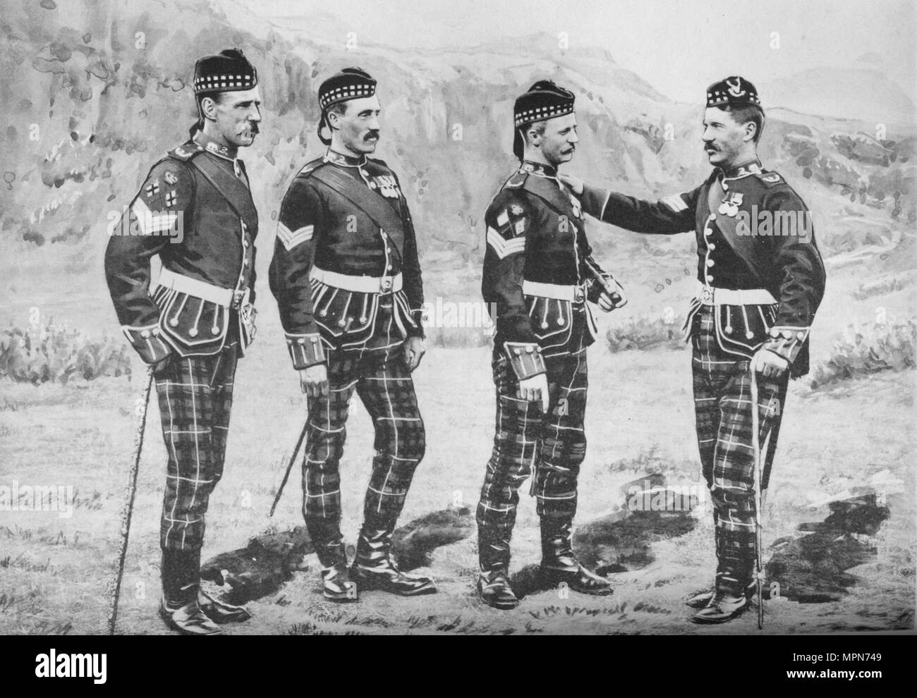 seaforth highlanders tartan kilt
