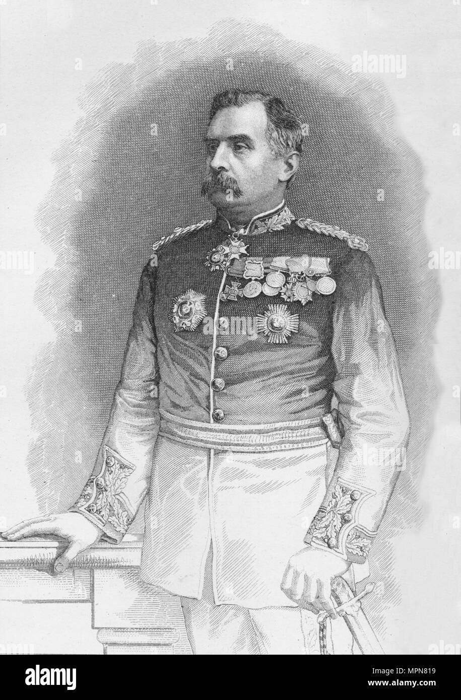 'General Graham', c1880. Artist: Unknown. Stock Photo