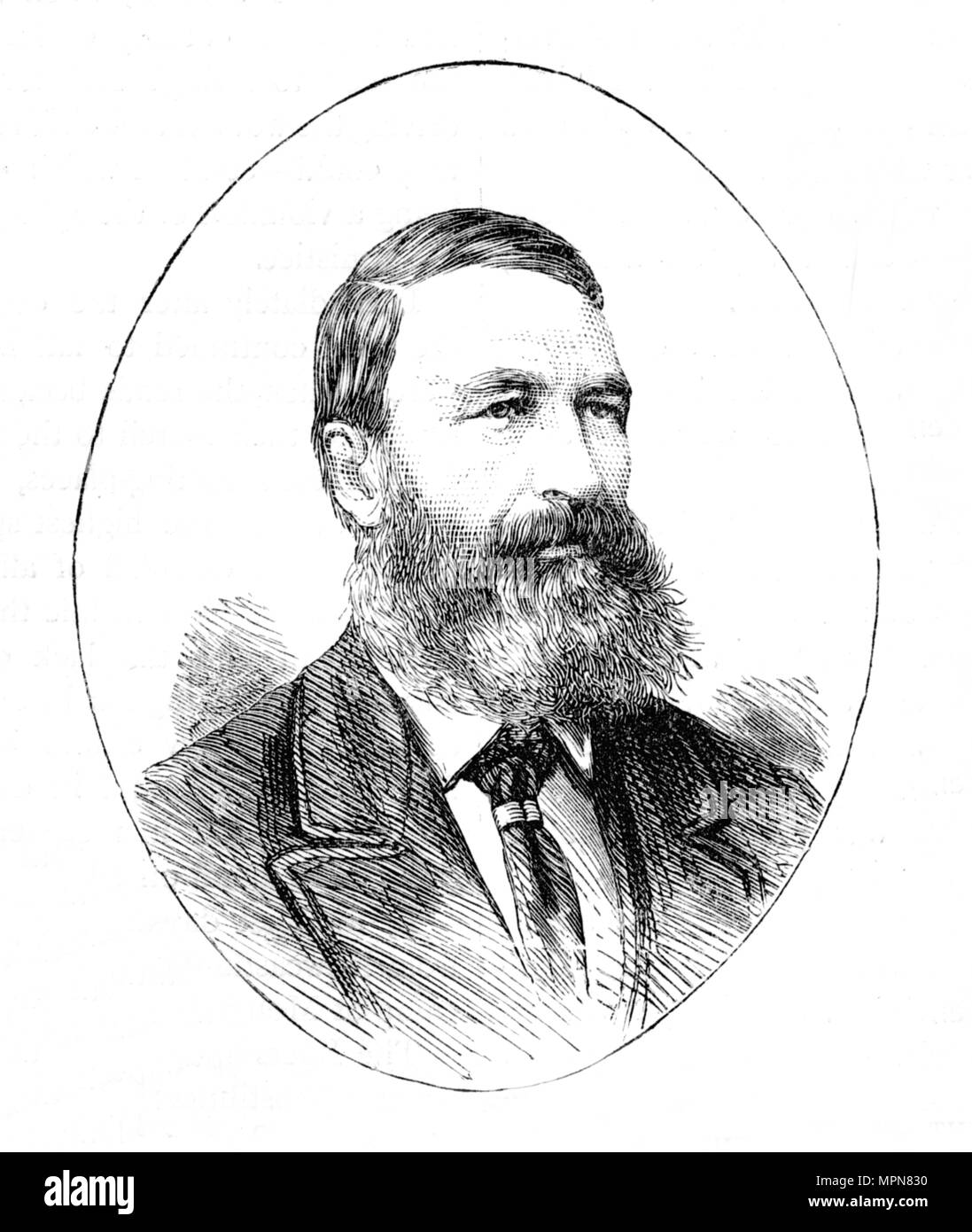 'P. J. Joubert, Commandant-General of the Boer Forces', c1881. Artist: Unknown. Stock Photo