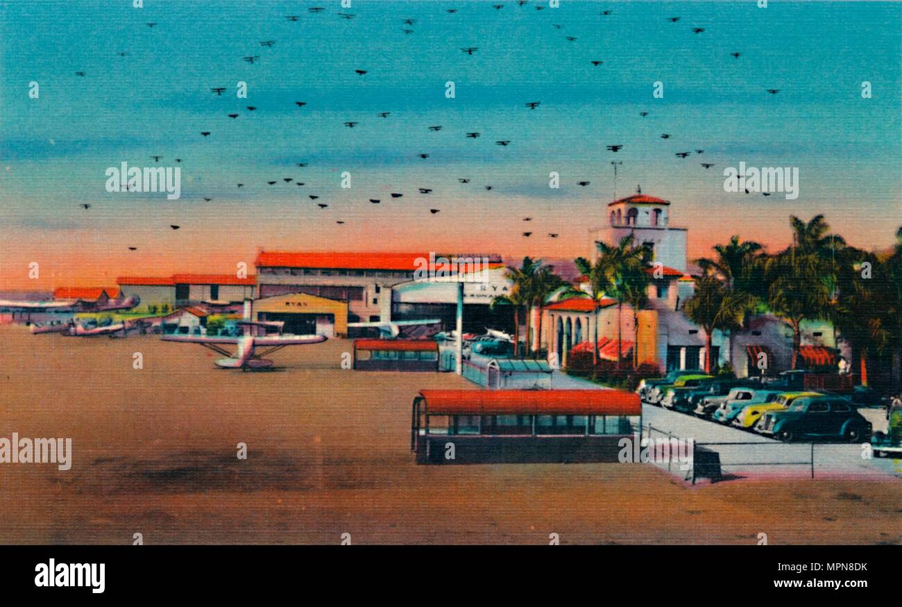 'Lindbergh Field and Administration Building. San Diego, California