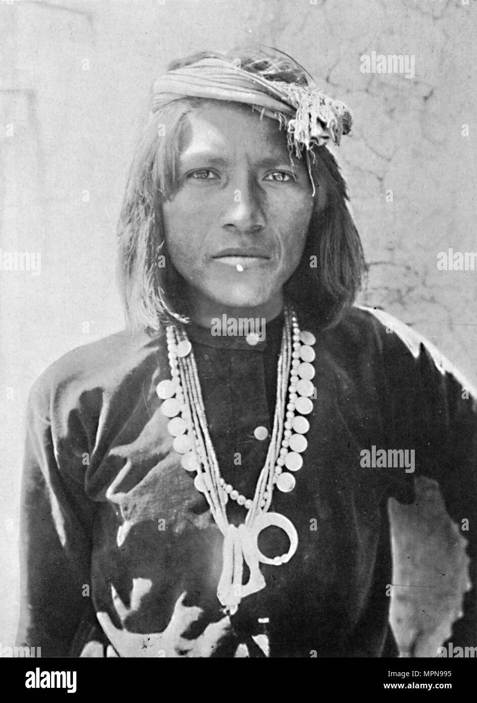 A Hopi Indian of Arizona, 1912. Artist: CC Pierce & Co. Stock Photo
