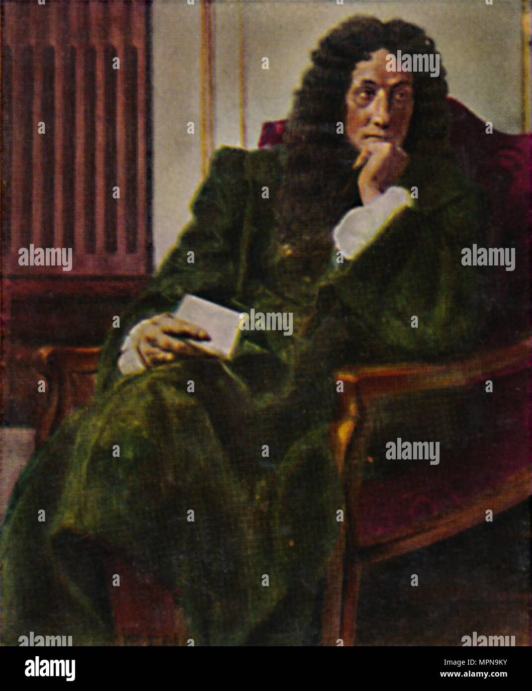'Der Philosoph Leibniz 1646-1716. - Gemälde von C. Meyer', 1934. Artist: Unknown. Stock Photo