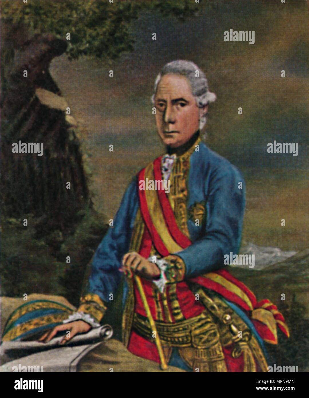 'Feldmarschall Laudon 1717-1790. - Gemälde von Steiner', 1934. Artist: Unknown. Stock Photo