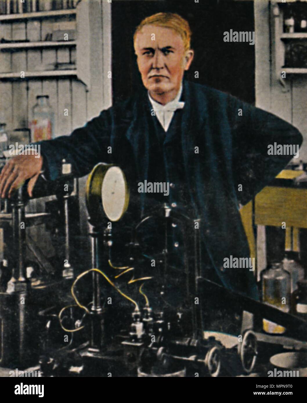 Thomas alva edison painting hi-res stock photography and images - Alamy