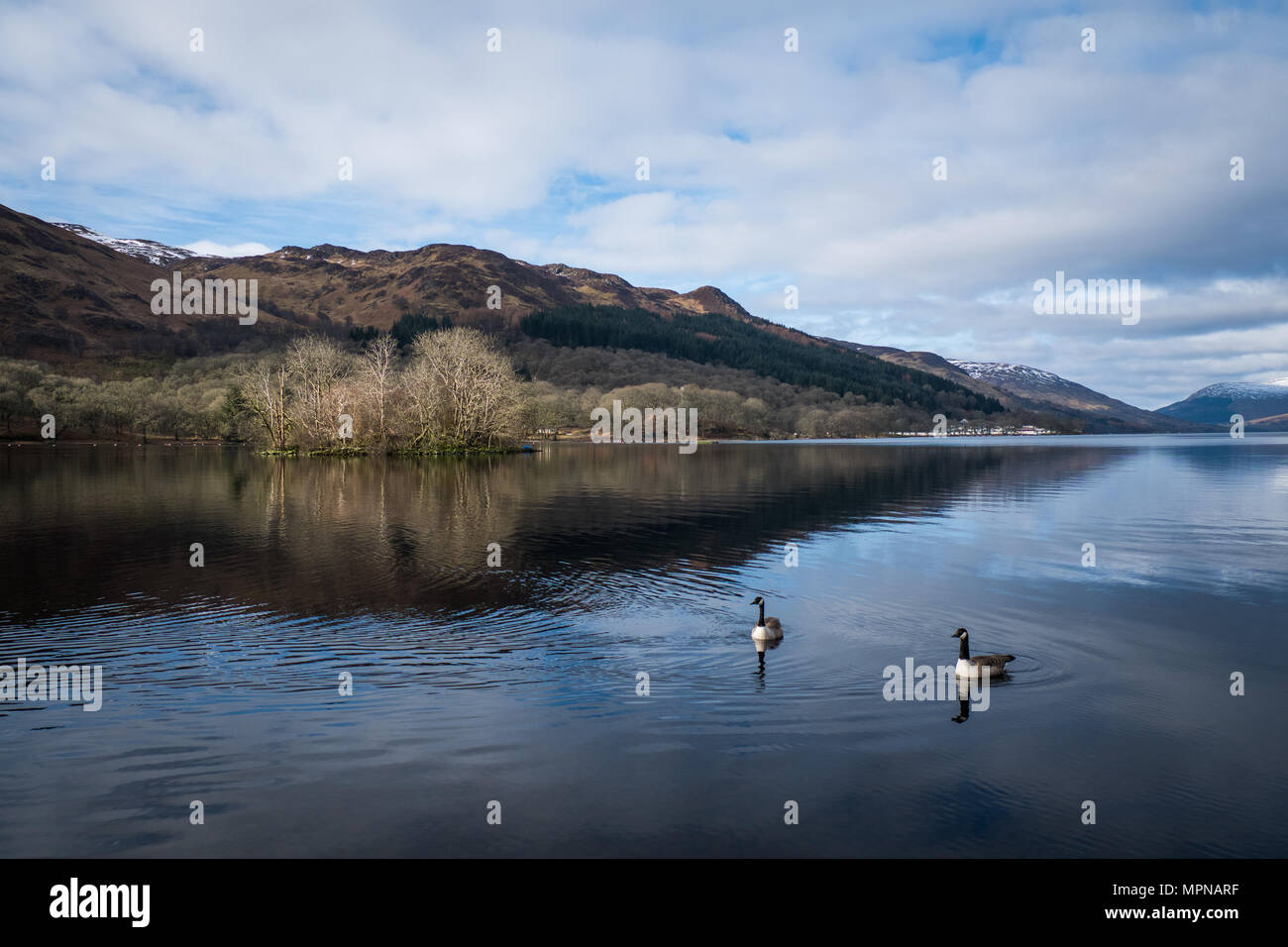 Loch Earn , Scotland Stock Photo