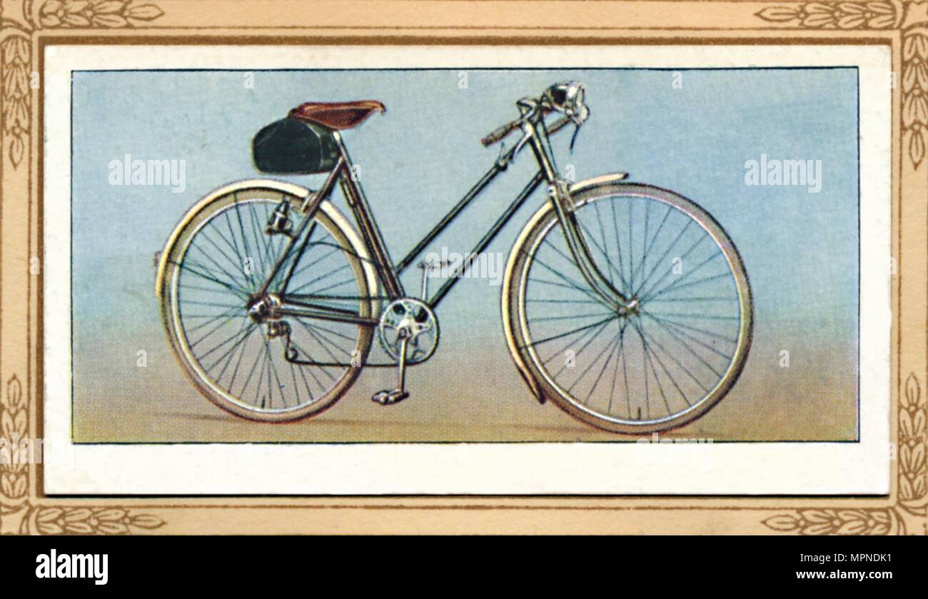 'Lady's Bicycle (3 Speed Gear and Dynamo Lighting)', 1939. Artist: Unknown. Stock Photo