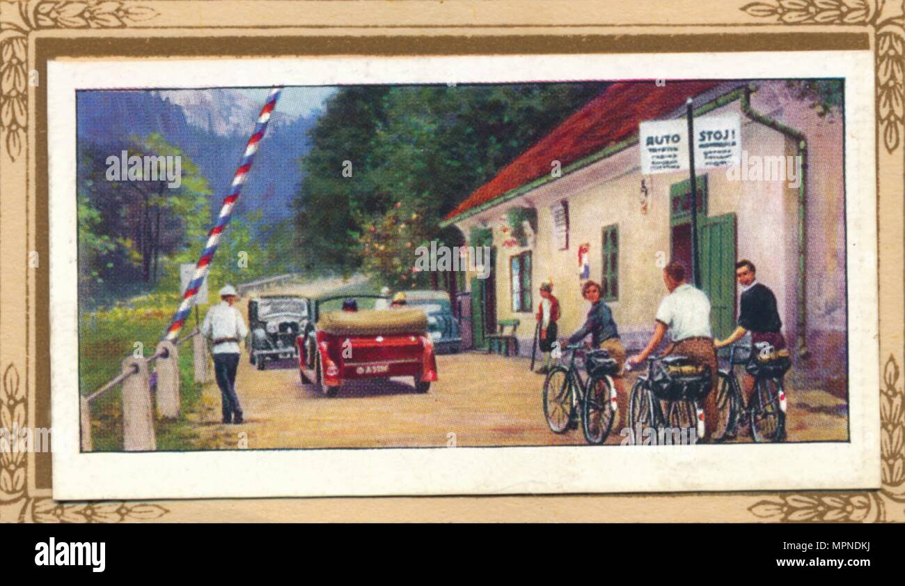 'International Cycle Touring', 1939. Artist Unknown Stock Photo Alamy