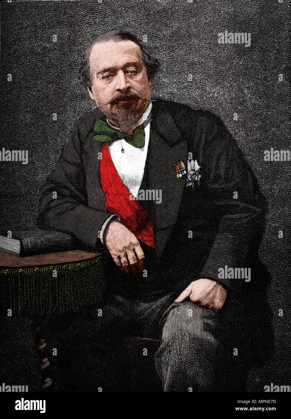 'Napoleon III', c1890. Artist: Unknown. Stock Photo