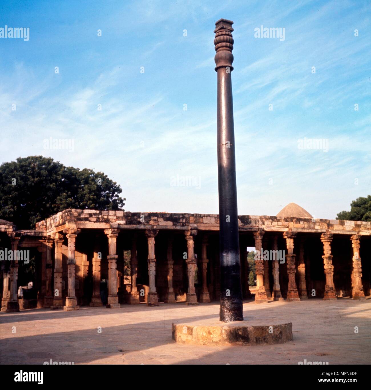 Asoka Pillar, Delhi, c20th century. Artist: CM Dixon. Stock Photo