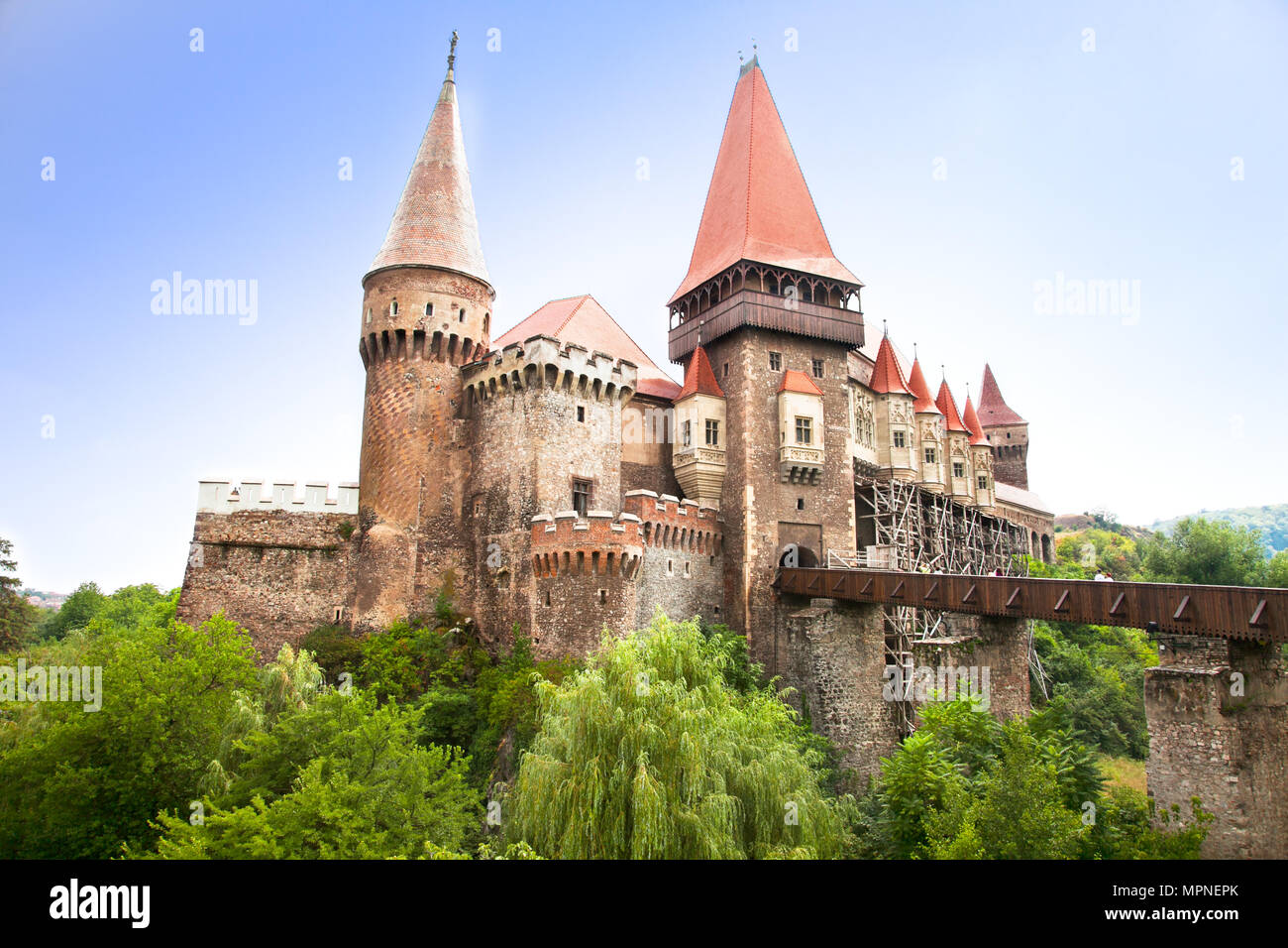 The Hunyad Castle. Medieval GothicRenaissance castle in Hunedoara (Transylvania). Castelul The Hunyad Castle. Medieval GothicRenaissance castle in Hunedoara (Transylvania). Castelul
